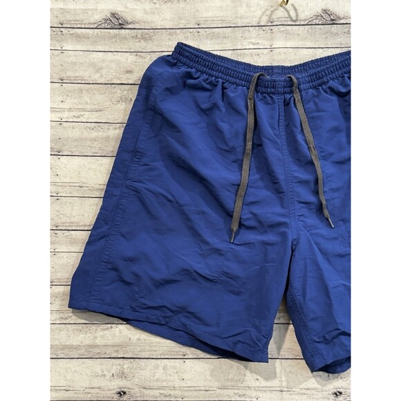 PATAGONIA Mens Baggies Nylon Short Sz S Blue Mesh Lined Active Gym 7” Inseam - Picture 4 of 16